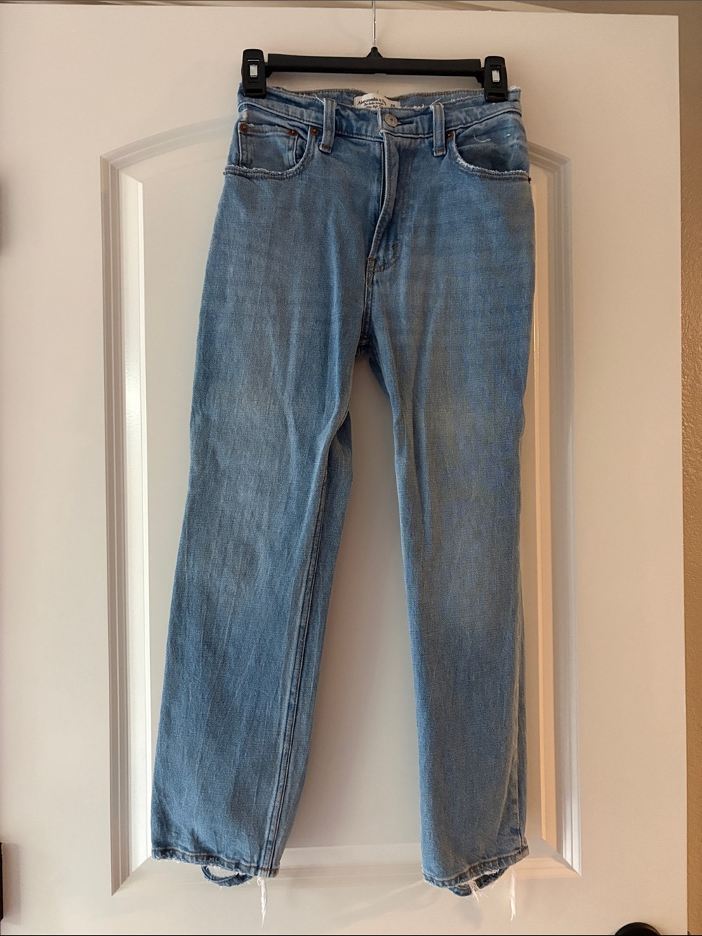 Abercrombie & Fitch Light Blue Ankle Jeans